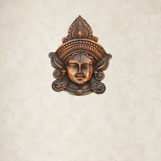 HomeSutra Metal Goddess Durga Wall Hanging