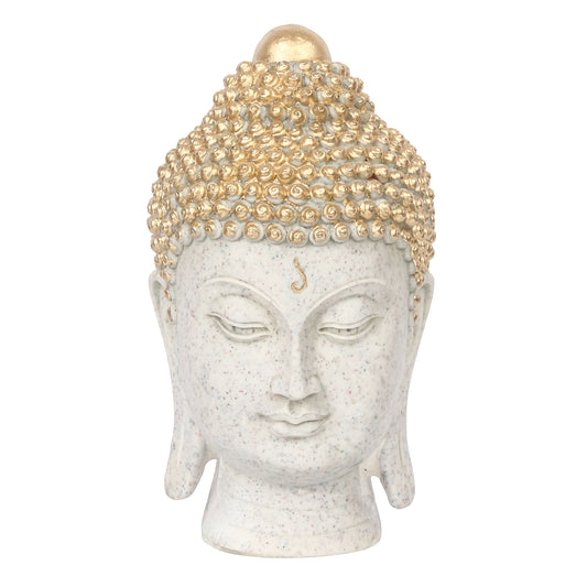 HomeSutra Decorative Buddha Head Polyresin Showpiece