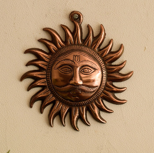 HomeSutra Metal Wall Hanging of Sun